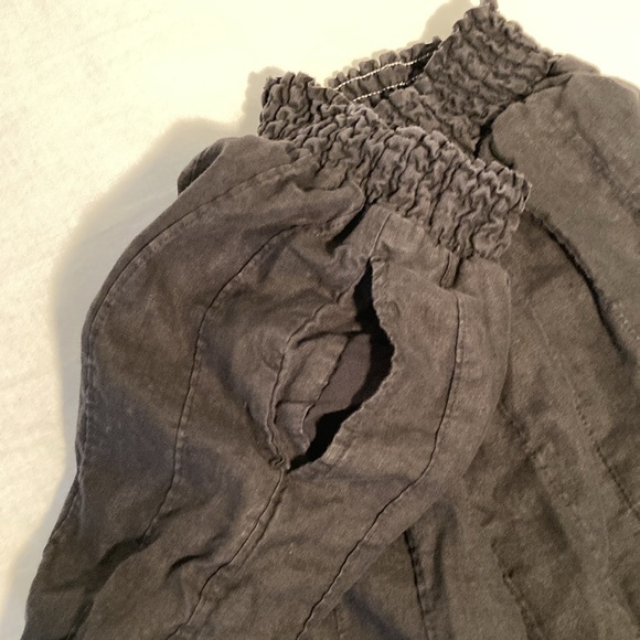 Johnny Was crop lace cotton black pants M - Picture 12 of 16